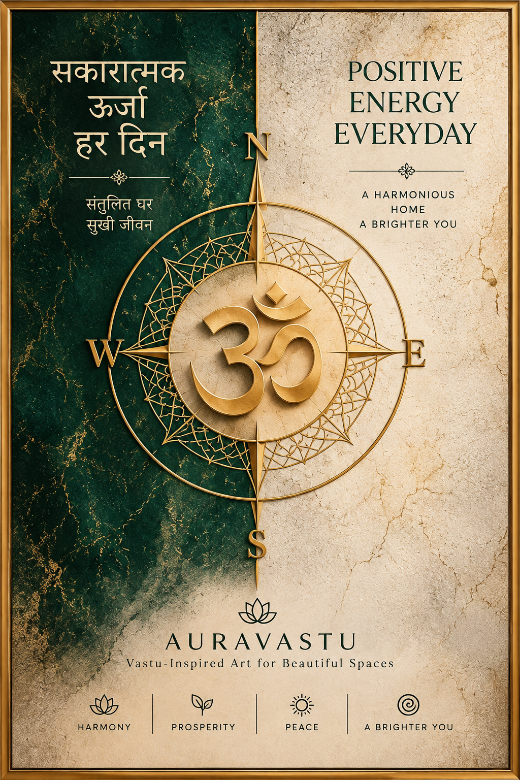 Shubh Pravesh Vastu Poster | Printable Entrance Wall Art